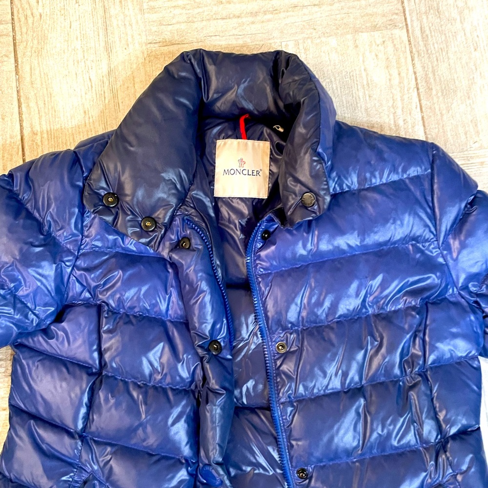 Moncler size 3 royal blue puffer
